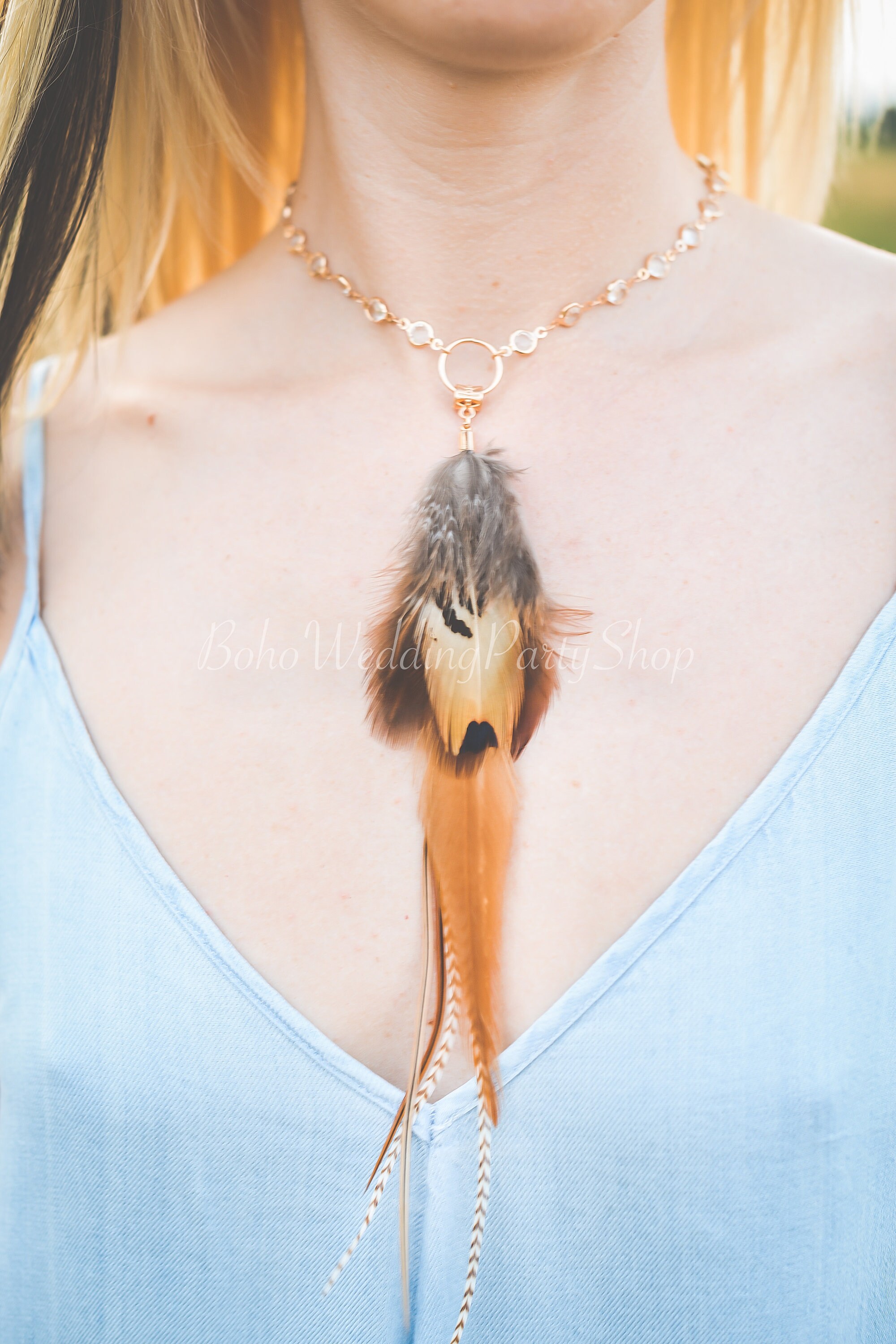 Feather Necklace, Feather Pendant, Feather Charm, Feather