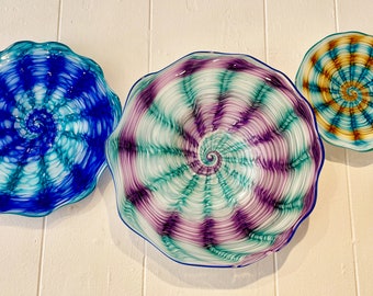 Blown Glass Wall Plate