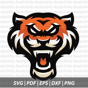 Tiger SVG for cutting machines, SVG Files, Clipart, Circut, Cutting Files, DXF, Clipart, Instant Download