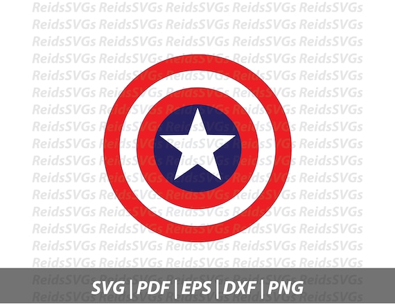 Download Captain America Shield SVG for cutting machines Cricut | Etsy