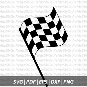 Checkered Flag SVG for cutting machines | Cricut | Silhouette