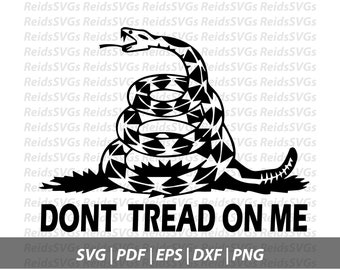 Dont Tread on Me (1775 Diseño original) SVG para máquinas de corte, Descarga instantánea, Cricut, Silueta