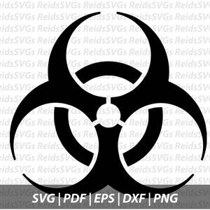 Biohazard SVG | Cricut | Silhouette | Cutting Machines