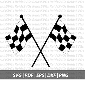 Checkered Flag SVG for cutting machines | Cricut | Silhouette