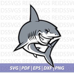 Shark SVG for cutting machines, SVG Files, Clipart, Circut, Cutting Files, DXF, Clipart, Instant Download