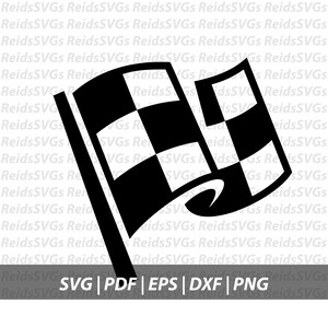 Checkered Flag SVG for cutting machines | Cricut | Silhouette