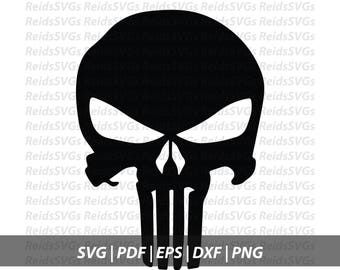 Punisher Skull  SVG for cutting machines