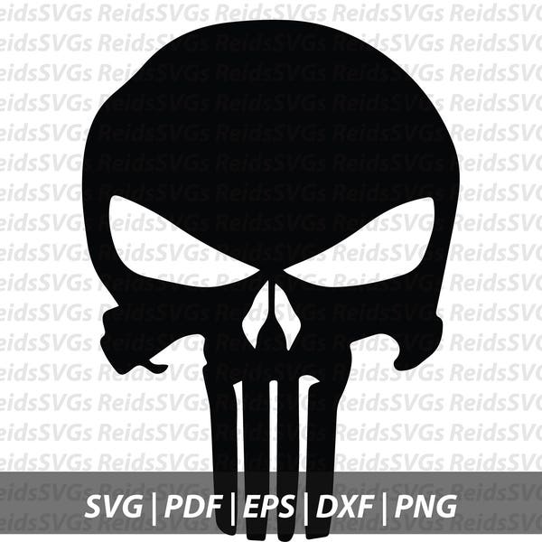 Punisher Skull  SVG for cutting machines