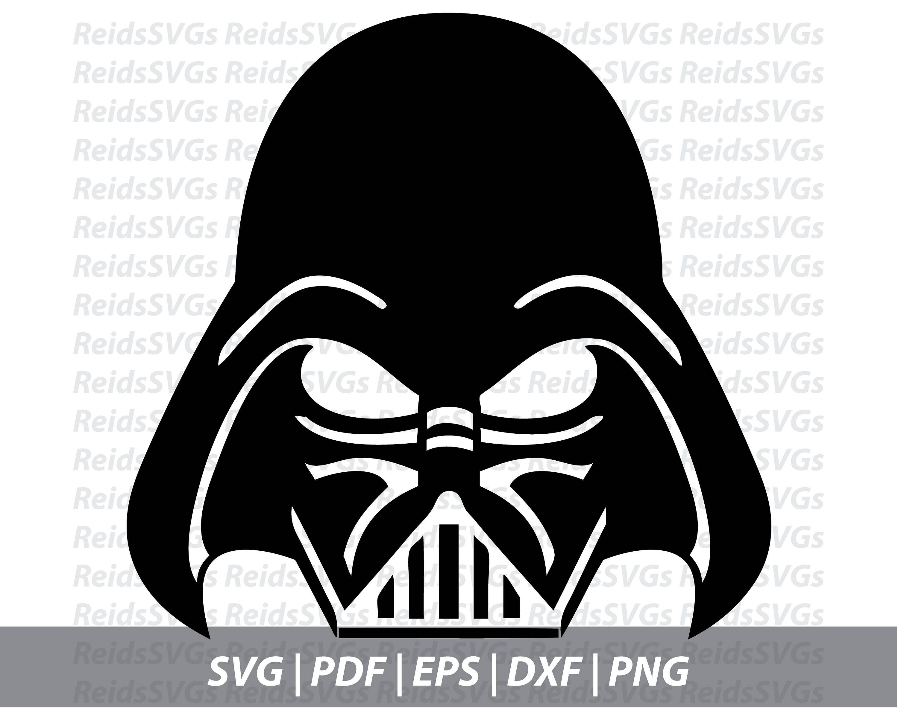 Download Darth Vader SVG Vader Cut Files SVG Files Clipart | Etsy