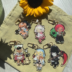 Guilty Gear Girlies || Fighting Game Acrylic Keychains