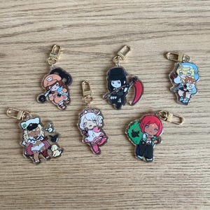Guilty Gear Girlies || Fighting Game Acrylic Keychains