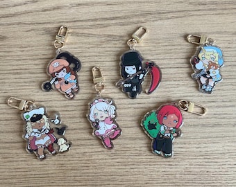 Guilty Gear Girlies || Jeu de combat Porte-clés en acrylique