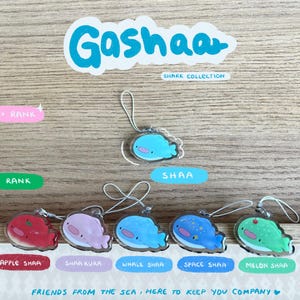 GaShaa || Gacha Shark Collector Keychain