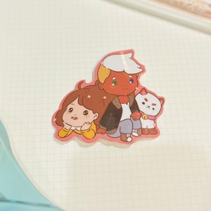 Part-Time Trio || Bee and Puppycat Vinyl Sticker