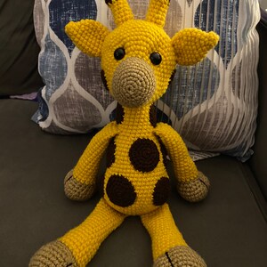 Crochet Stuffed Giraffe