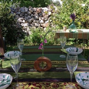 Träblomhållare, blomvas, trävas, blombehållare, originalvas