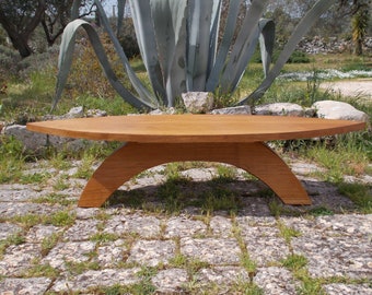 Mesa de surf, mesa de roble, mesa baja, mesa de centro, mesa de madera maciza, mesa de centro, mesa de centro,