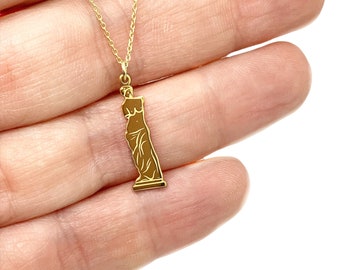 Aphrodite Necklace: 925 Sterling Silver Greek Goddess Statue