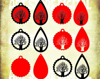 Download Free No Holes Earring Svg Etsy SVG Cut Files