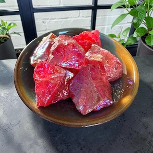 Red Aura Quartz Crystal: Vibrant Healing Stone