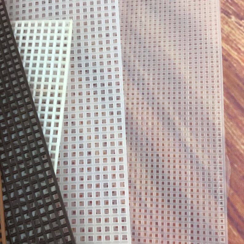 Plastic Canvas Needlepoint 7 Mesh 10 Mesh Grid Colorful Etsy