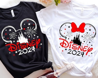 2024 Disney Family Vacation Shirts, Disney Castle 2024 Shirts, Custom Disney Family Matching Tshirt, Disney Family 2024, Disney Trip Tee