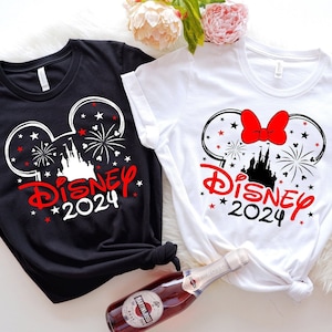 2024 Disney Family Vacation Shirts, Disney Castle 2024 Shirts, Custom Disney Family Matching Tshirt, Disney Family 2024, Disney Trip Tee