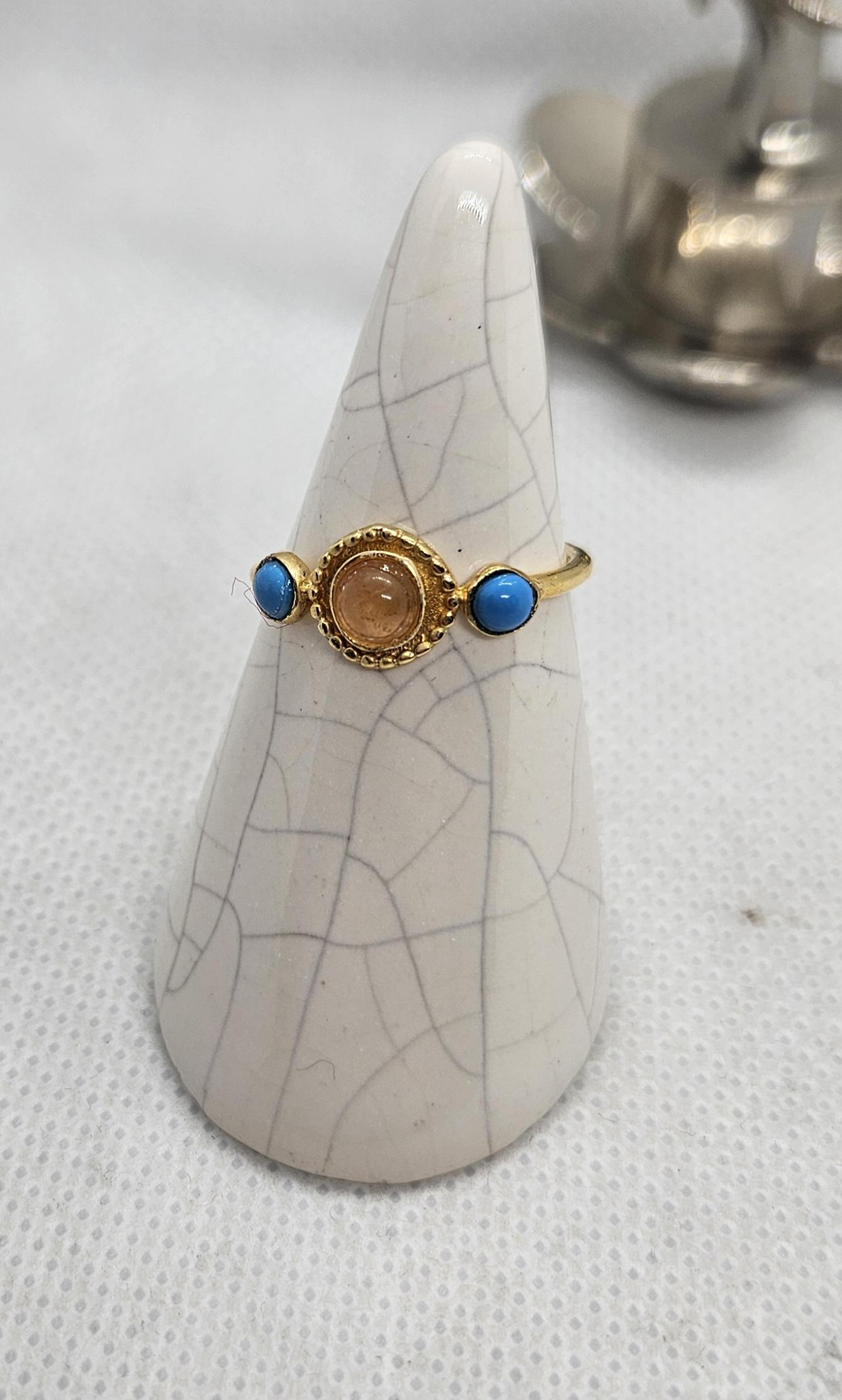 Pandora Bague sceau plaqué argent taille 54