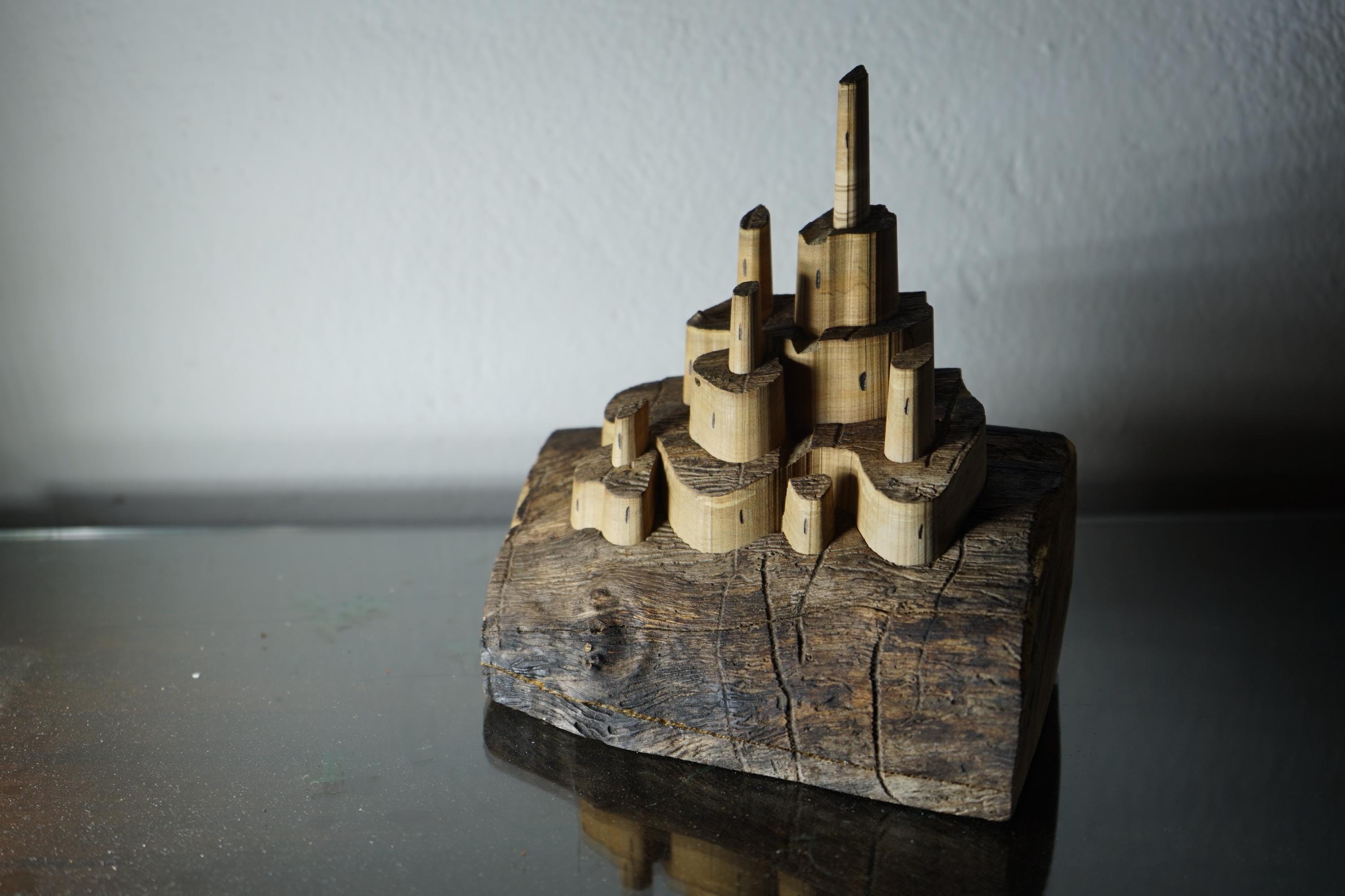 Olive Wood Pop-up Castle