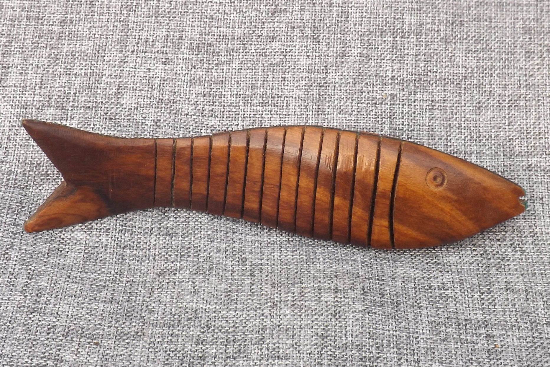 Moving Fish Made From Olive Wood. Ideal for Babies, Children