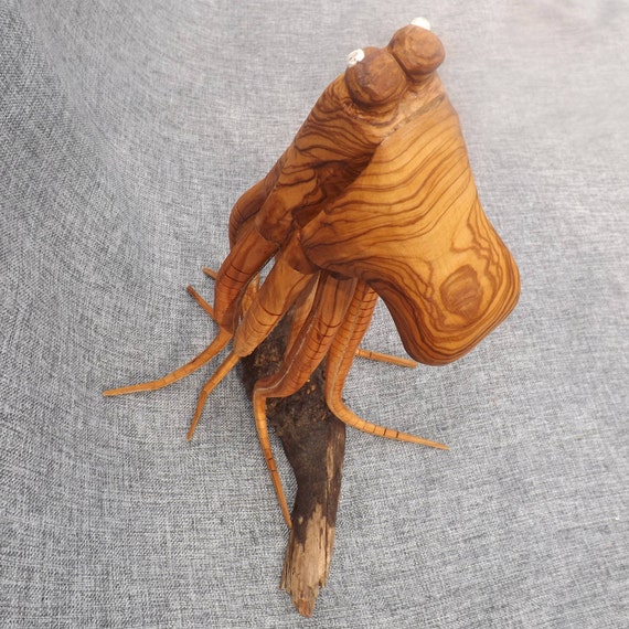 柔軟な触手を持つ木製のタコ - Etsy 日本