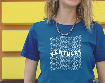 Kentucky Wildcats Wave SVG: Retro Game Day Shirt (Digital Download)