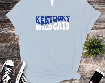 Kentucky Wildcats Groovy Font SVG - Game Day Shirt (Digital Download)
