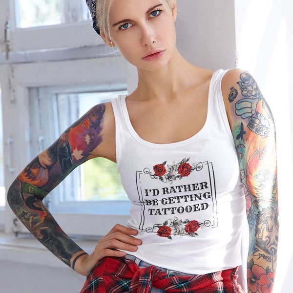 Tattoo Tank Top Etsy