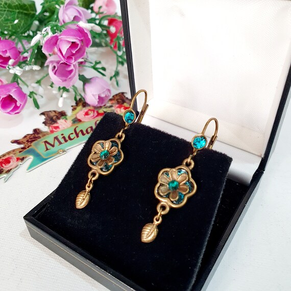Graceful earrings,Very bright turquoise color,Mic… - image 5