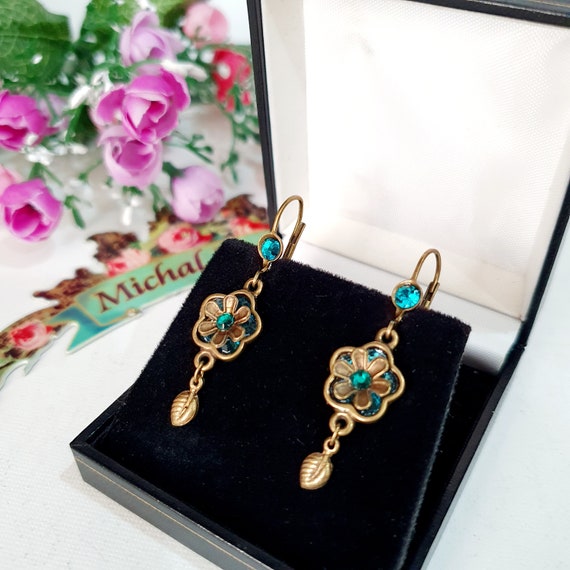 Graceful earrings,Very bright turquoise color,Mic… - image 8