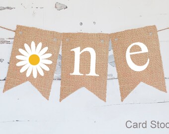 Barnyard Cake Smash Daisy High Chair Banner Picnic 1st Birthday HighChair Banner 1st Birthday Decor Farm Spring Summer