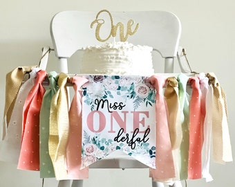 Geburtstag Banner „Happy 1st Birthday“ Im Erdbeer-Design Mit Glitzer – Deko Für Mädchen-Party, Goldfarben