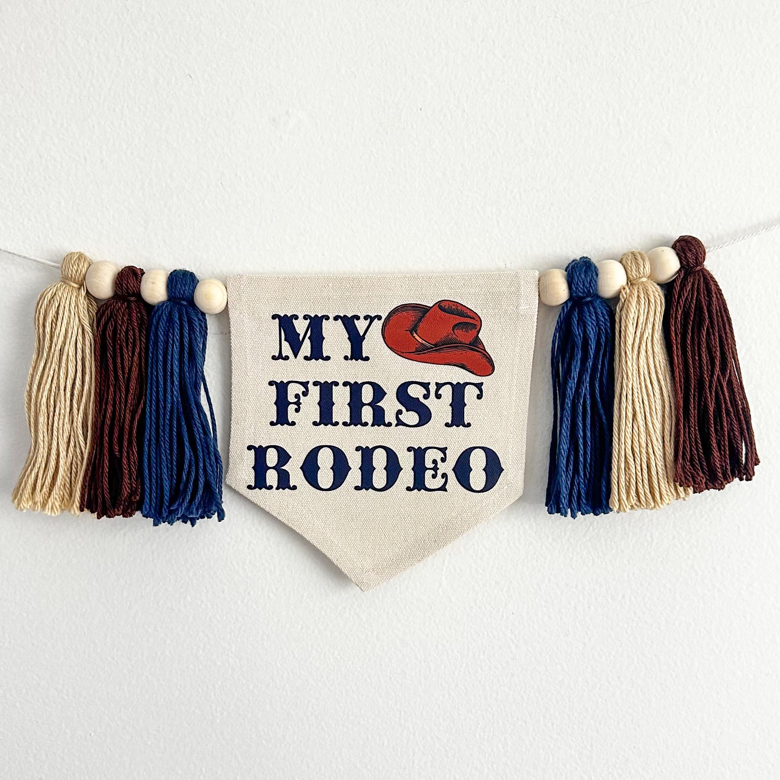 Striscione Decorativo Man I Feel Like I'm One Per Festa Cowgirl – Primo Compleanno Rodeo A Tema Discoteca