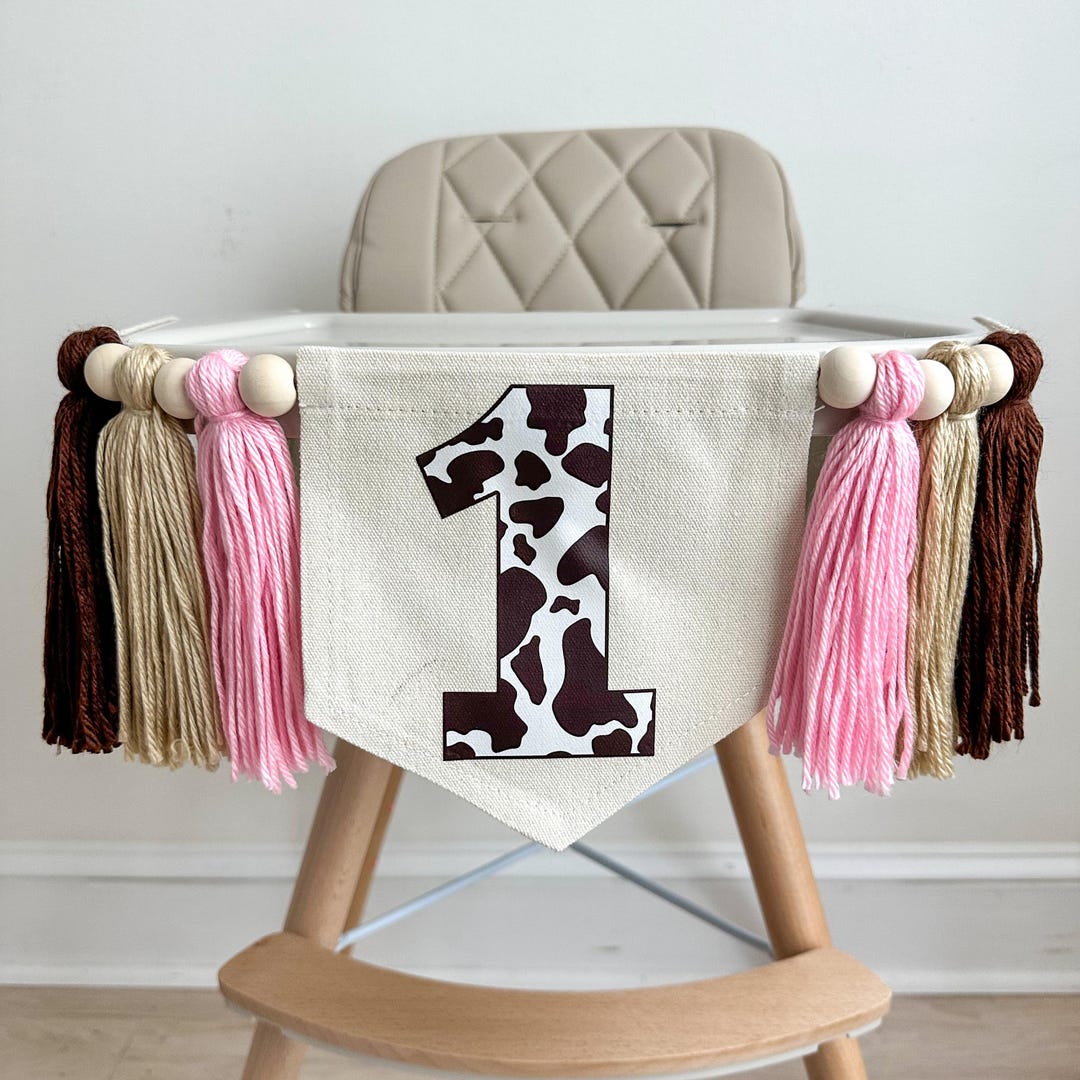 My 1st Rodeo High Chair Banner | Cowboy First Birthday | Western Cake ...