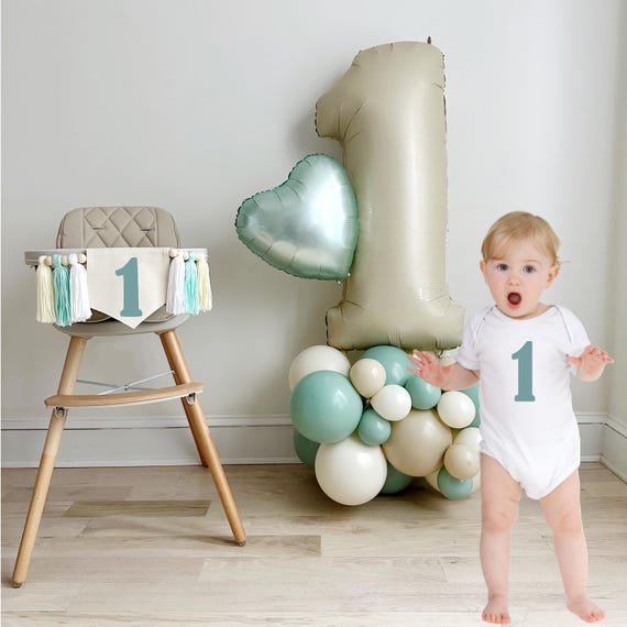 Striscione Boho Per Seggiolone 1° Compleanno - Decorazione Festa Con Nappe E Perline Di Legno - Foto 8