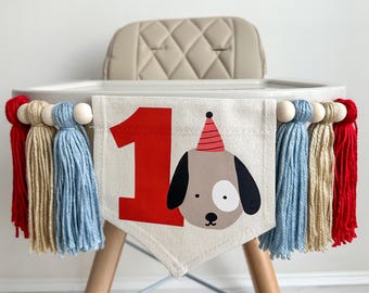 Dog 1st Birthday Party Decorations, Puppy First Birthday High