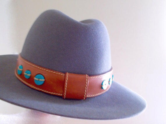 Fedora Les Copains Gray Felted Rabbit Hair Boho We