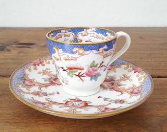 ヴィンテージ フランス/アンティーク フルーツ ボウル/白磁/緑の装飾と