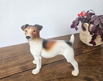 Vintage porcelain English setter made in Spain by C.Martinu