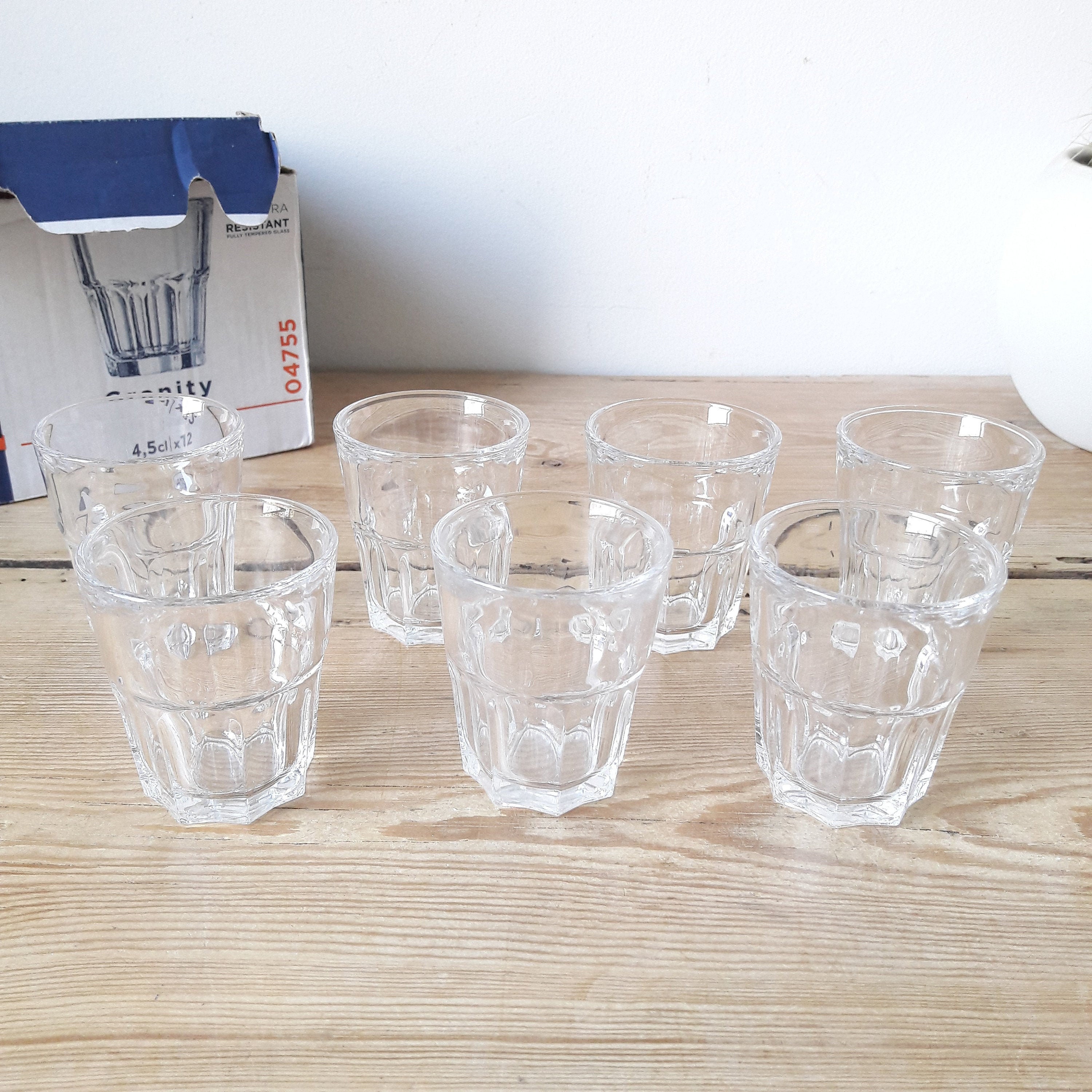 Luminarc Vintage/Lot de 7 Verrines/Verre à Liqueur/France 1960