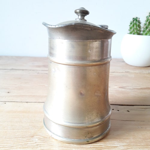 VINTAGE THERMOS/The American Thermos bottle co/Insulated metal bottle/Thermos number shops 41/1910