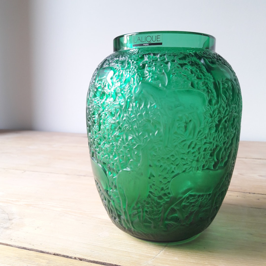 希少ラリックLaliqueシャンピニーChampigny☆クリスタルサラダボウル