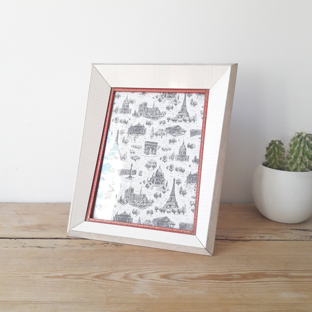 French Vintage White Formica Frame From the 50s - Etsy
