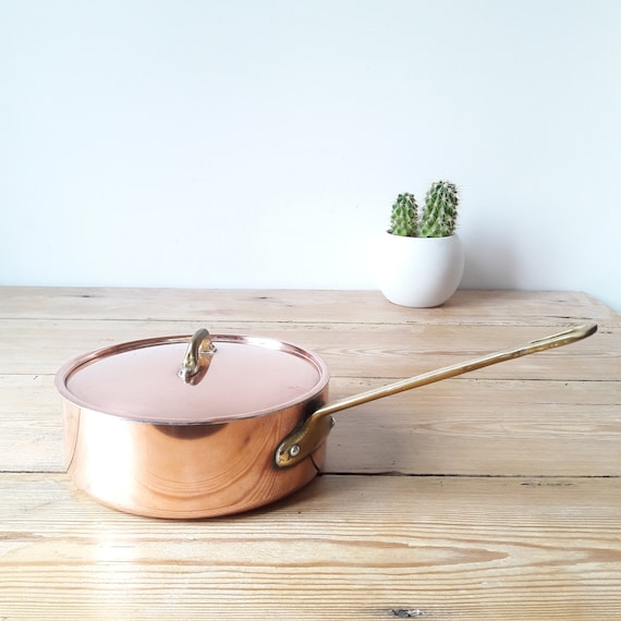 Vintage French copper pan